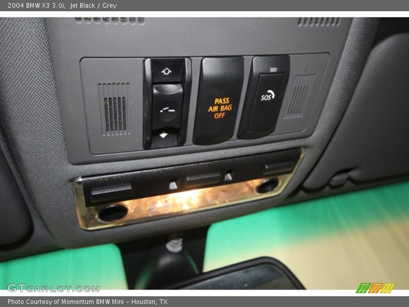 Jet Black / Grey 2004 BMW X3 3.0i
