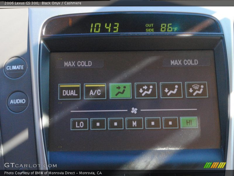 Black Onyx / Cashmere 2006 Lexus GS 300