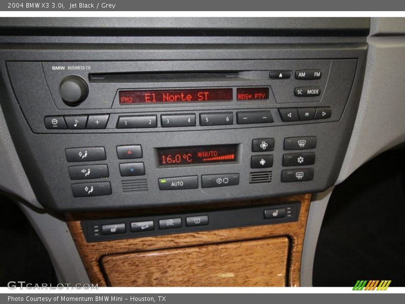 Jet Black / Grey 2004 BMW X3 3.0i