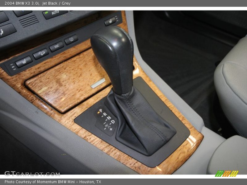 Jet Black / Grey 2004 BMW X3 3.0i