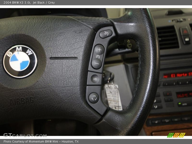 Jet Black / Grey 2004 BMW X3 3.0i