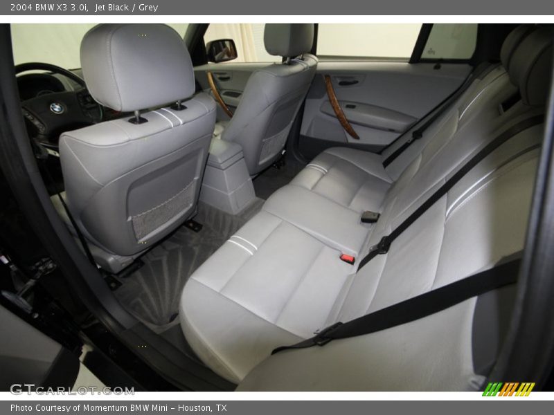 Jet Black / Grey 2004 BMW X3 3.0i