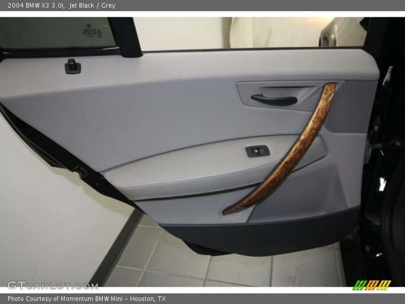 Jet Black / Grey 2004 BMW X3 3.0i