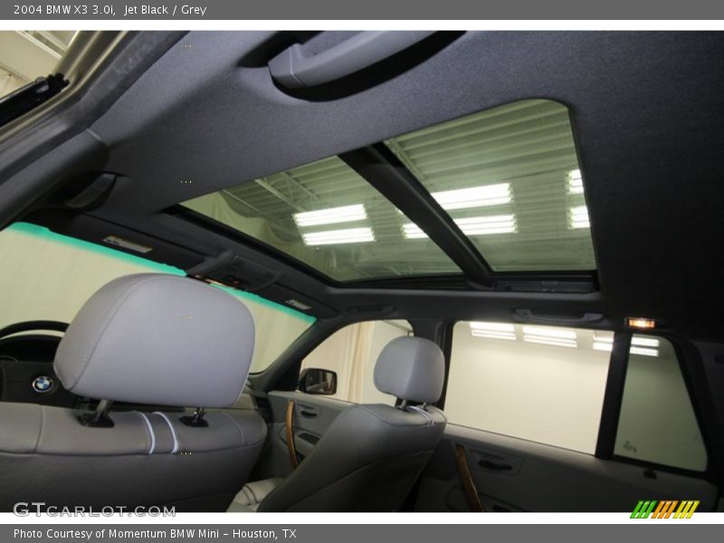 Jet Black / Grey 2004 BMW X3 3.0i