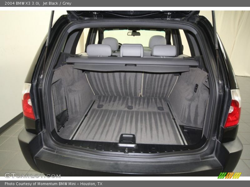 Jet Black / Grey 2004 BMW X3 3.0i