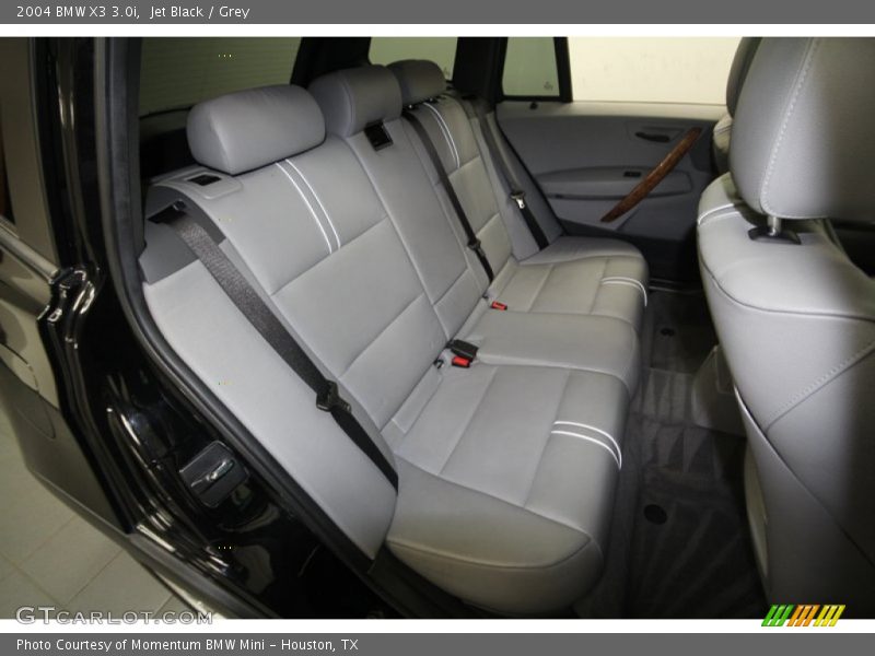 Jet Black / Grey 2004 BMW X3 3.0i
