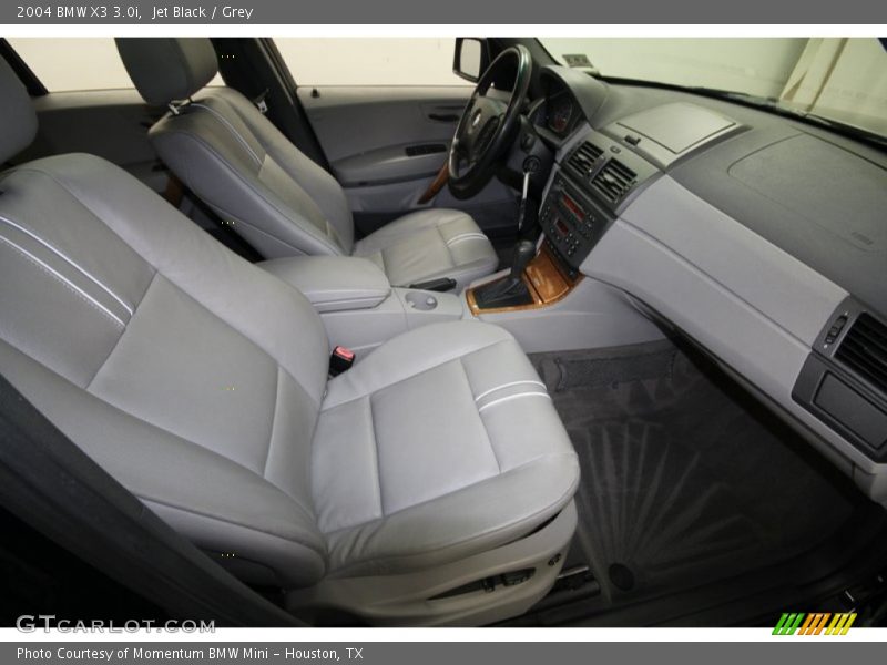 Jet Black / Grey 2004 BMW X3 3.0i