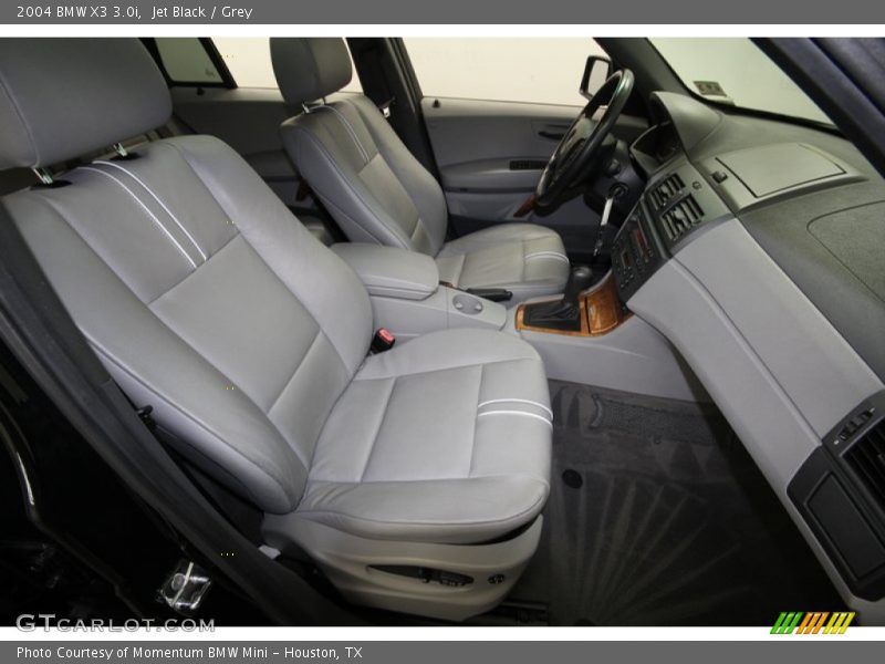Jet Black / Grey 2004 BMW X3 3.0i
