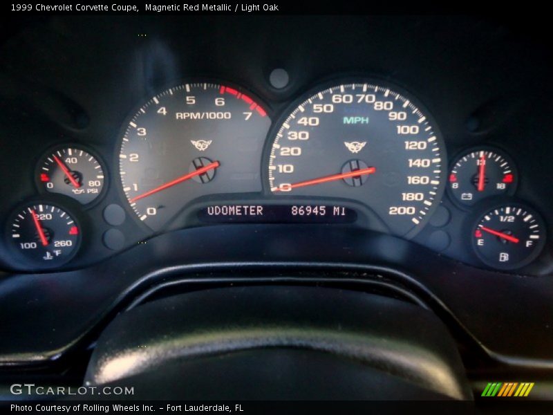  1999 Corvette Coupe Coupe Gauges