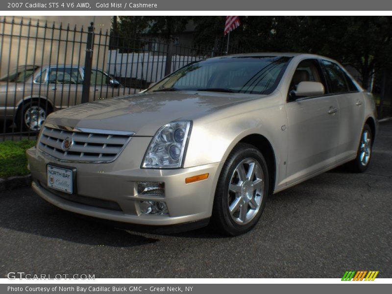 Gold Mist / Cashmere 2007 Cadillac STS 4 V6 AWD