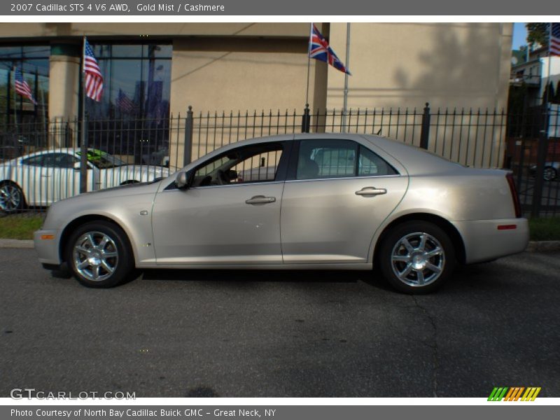 Gold Mist / Cashmere 2007 Cadillac STS 4 V6 AWD