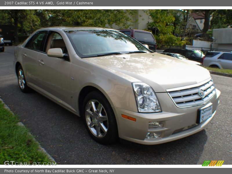Gold Mist / Cashmere 2007 Cadillac STS 4 V6 AWD