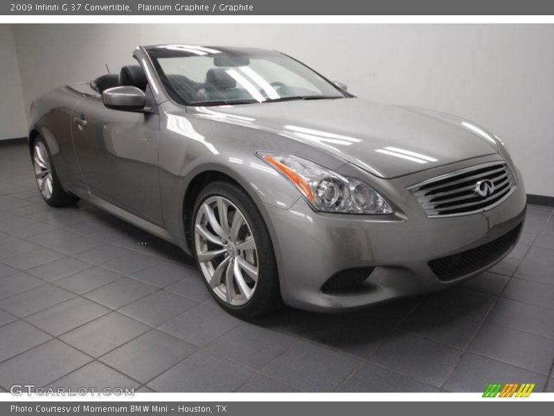 Platinum Graphite / Graphite 2009 Infiniti G 37 Convertible