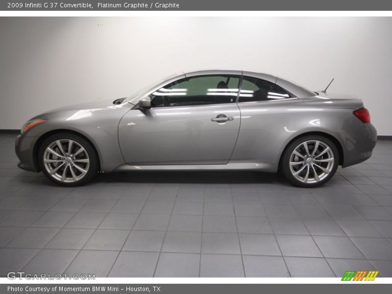 Platinum Graphite / Graphite 2009 Infiniti G 37 Convertible