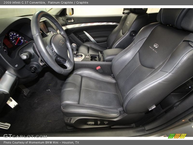 Platinum Graphite / Graphite 2009 Infiniti G 37 Convertible
