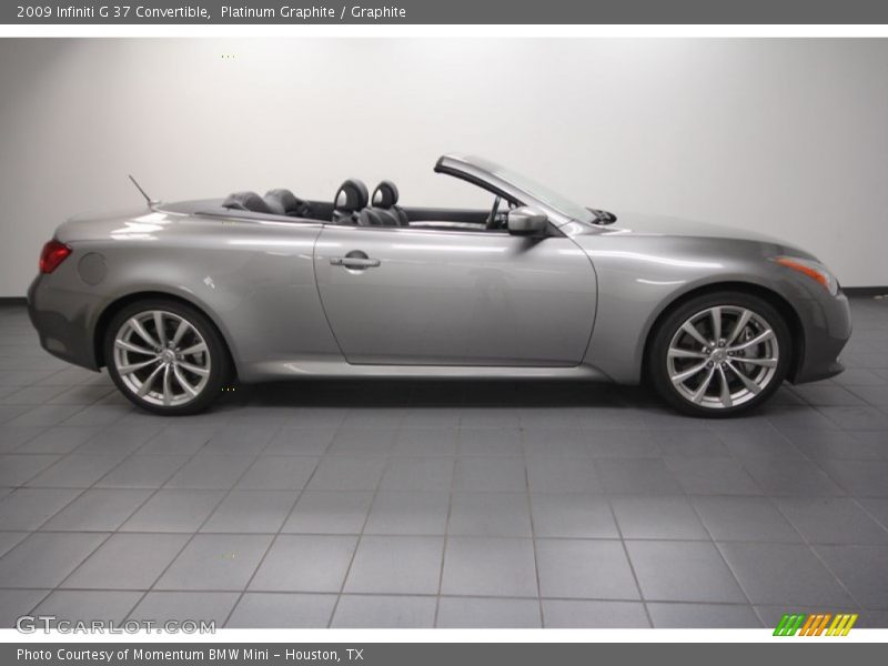 Platinum Graphite / Graphite 2009 Infiniti G 37 Convertible