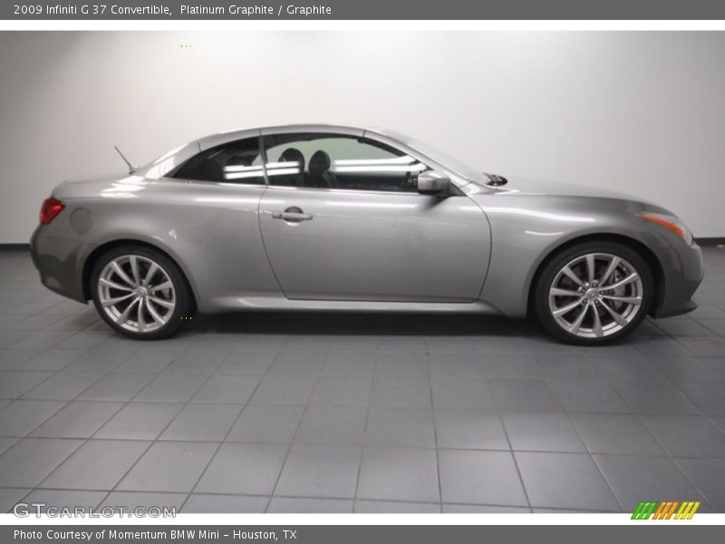 Platinum Graphite / Graphite 2009 Infiniti G 37 Convertible