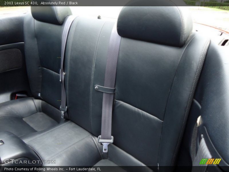 Rear Seat of 2003 SC 430