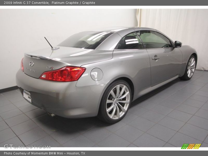 Platinum Graphite / Graphite 2009 Infiniti G 37 Convertible