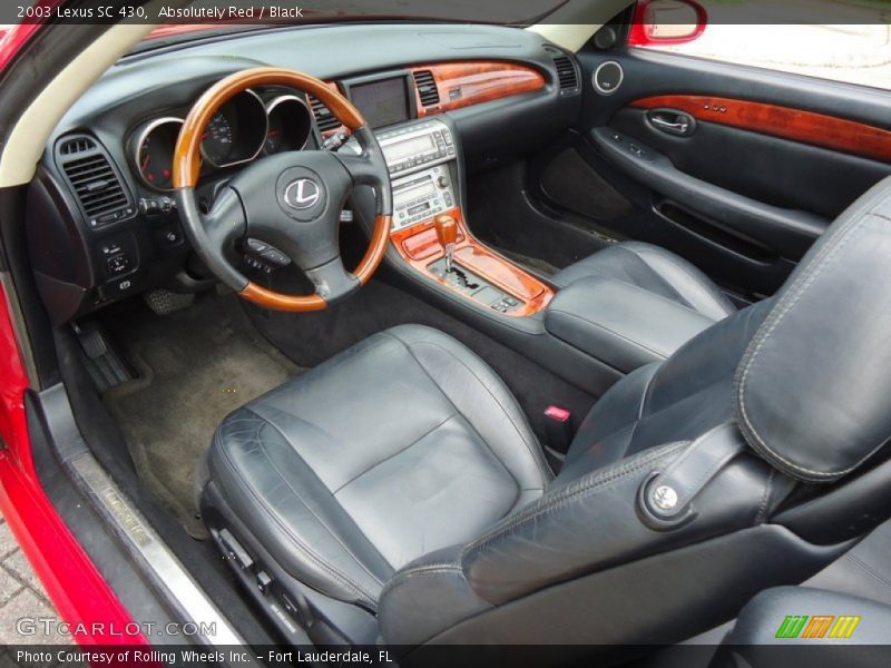 Black Interior - 2003 SC 430 