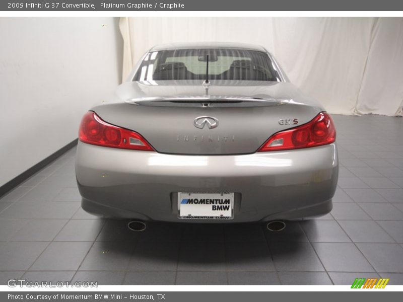 Platinum Graphite / Graphite 2009 Infiniti G 37 Convertible