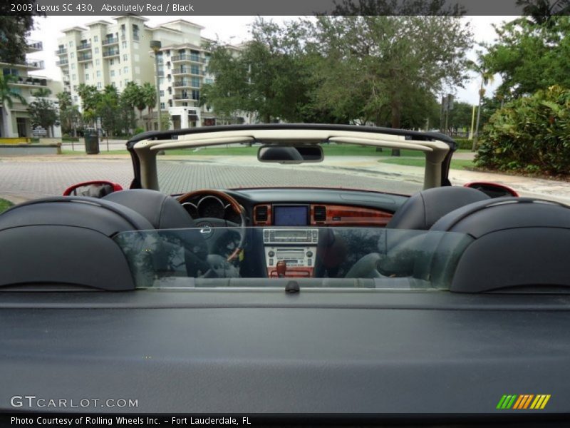 Absolutely Red / Black 2003 Lexus SC 430