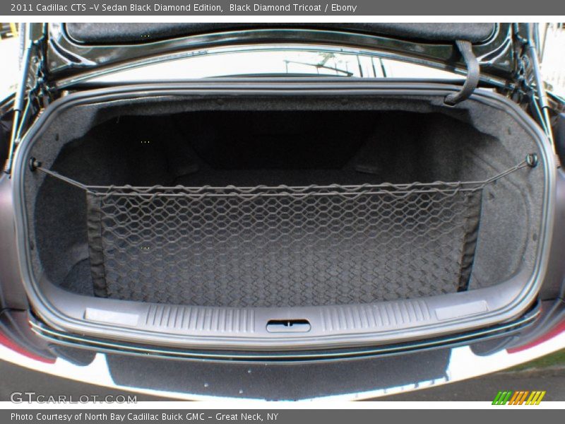  2011 CTS -V Sedan Black Diamond Edition Trunk
