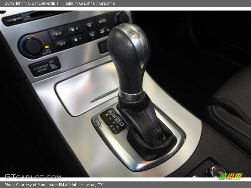 Platinum Graphite / Graphite 2009 Infiniti G 37 Convertible