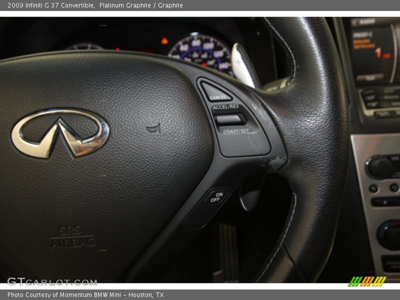 Platinum Graphite / Graphite 2009 Infiniti G 37 Convertible
