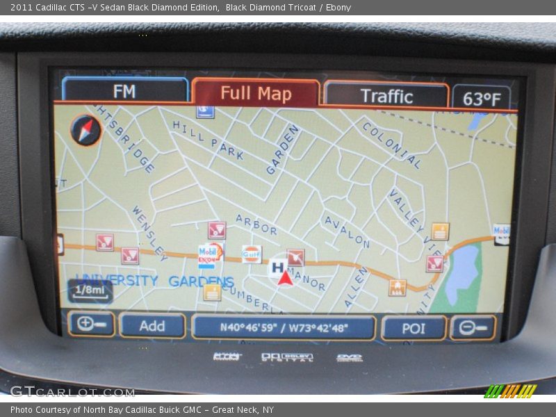 Navigation of 2011 CTS -V Sedan Black Diamond Edition