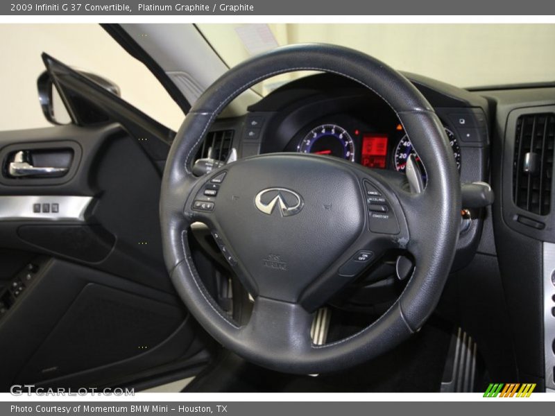 Platinum Graphite / Graphite 2009 Infiniti G 37 Convertible