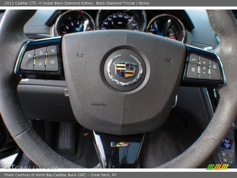 Controls of 2011 CTS -V Sedan Black Diamond Edition