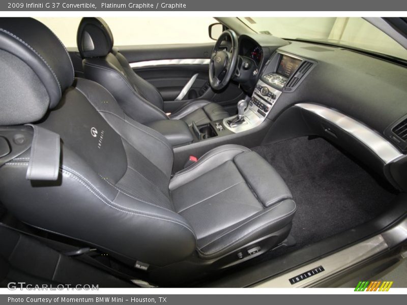 Platinum Graphite / Graphite 2009 Infiniti G 37 Convertible