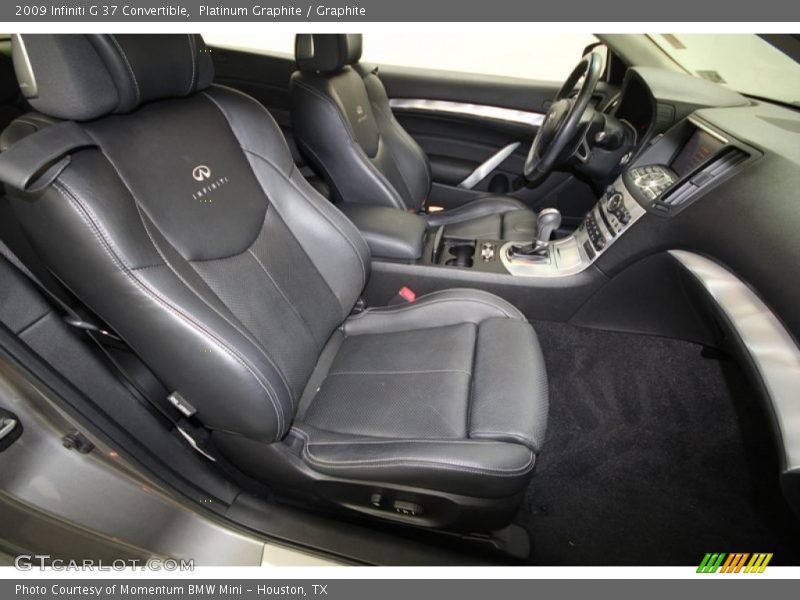 Platinum Graphite / Graphite 2009 Infiniti G 37 Convertible