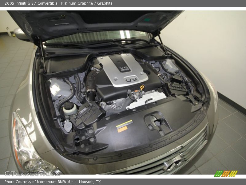 Platinum Graphite / Graphite 2009 Infiniti G 37 Convertible