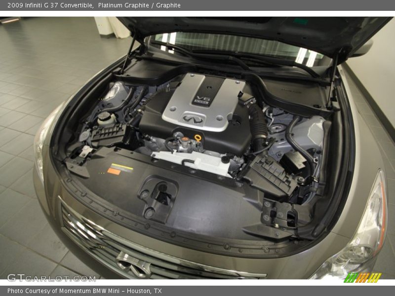 Platinum Graphite / Graphite 2009 Infiniti G 37 Convertible
