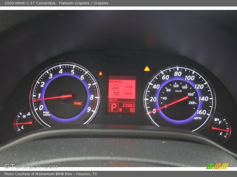 Platinum Graphite / Graphite 2009 Infiniti G 37 Convertible