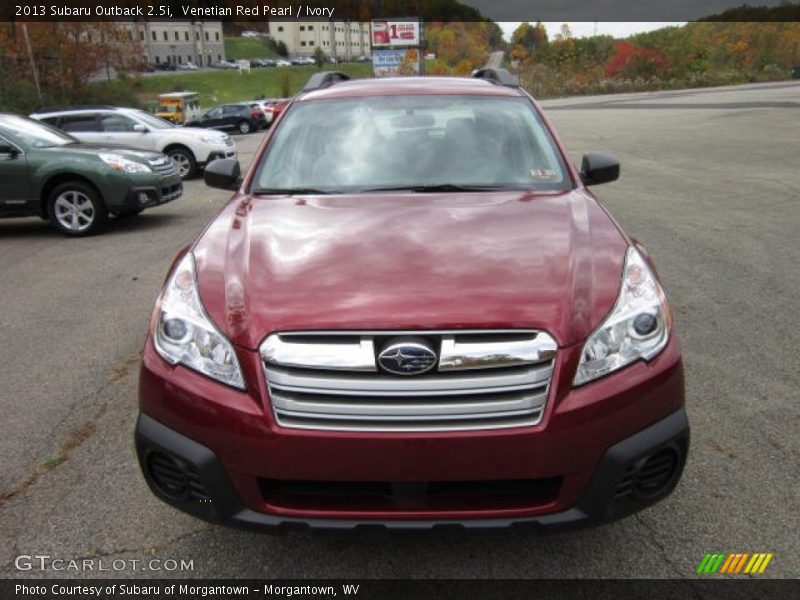 Venetian Red Pearl / Ivory 2013 Subaru Outback 2.5i