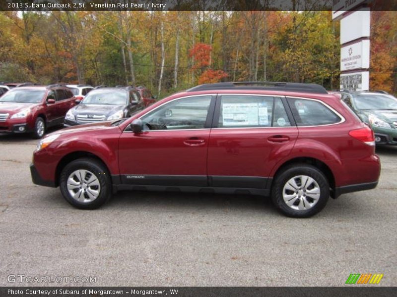  2013 Outback 2.5i Venetian Red Pearl