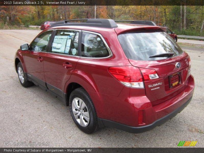 Venetian Red Pearl / Ivory 2013 Subaru Outback 2.5i