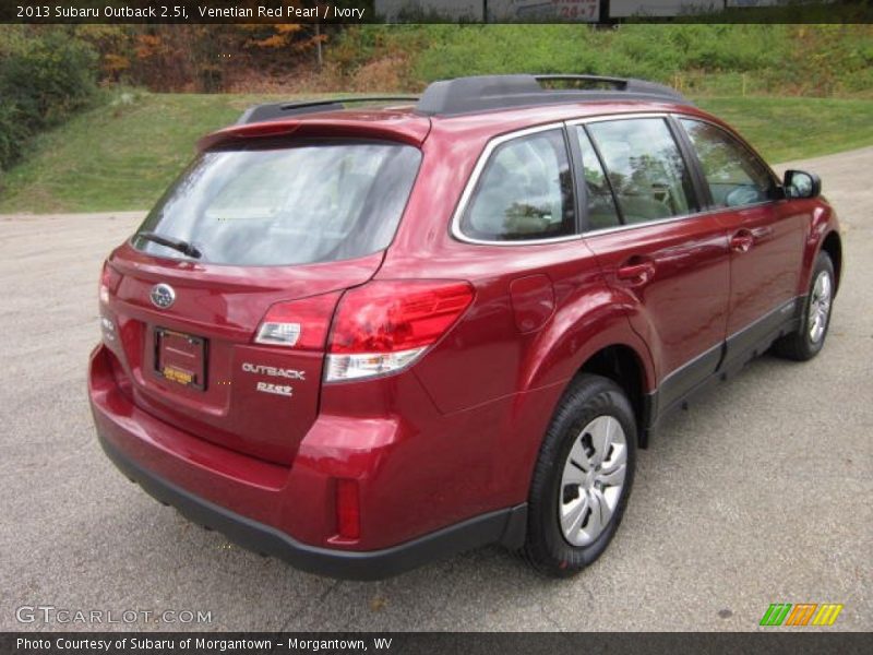 Venetian Red Pearl / Ivory 2013 Subaru Outback 2.5i