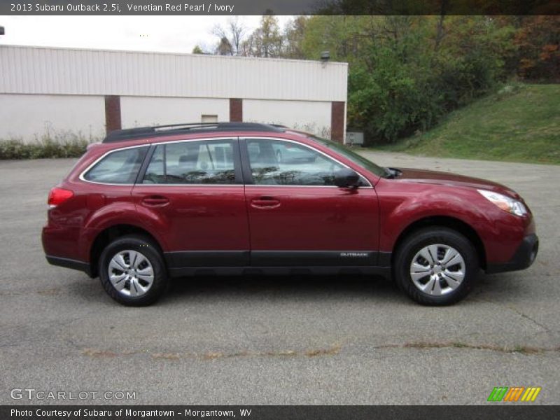 Venetian Red Pearl / Ivory 2013 Subaru Outback 2.5i