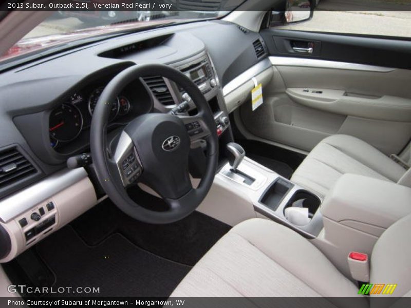 Venetian Red Pearl / Ivory 2013 Subaru Outback 2.5i