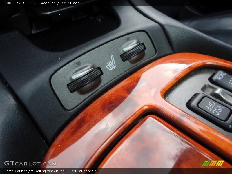 Absolutely Red / Black 2003 Lexus SC 430