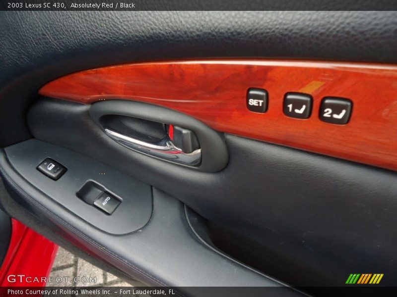 Absolutely Red / Black 2003 Lexus SC 430
