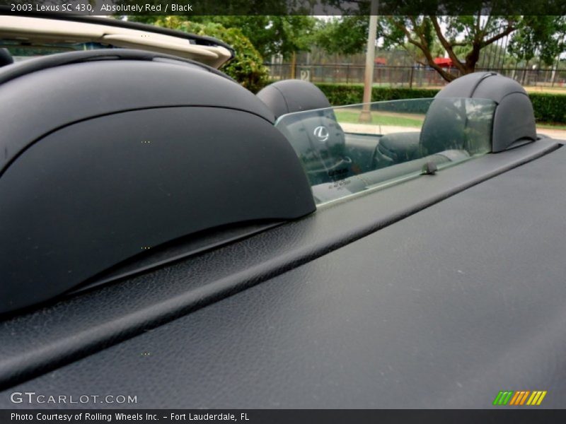 Absolutely Red / Black 2003 Lexus SC 430