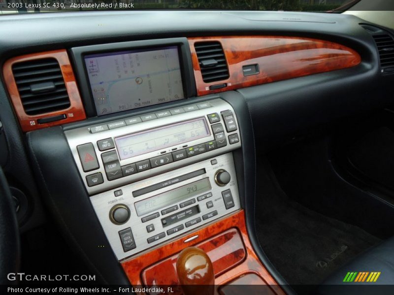 Dashboard of 2003 SC 430