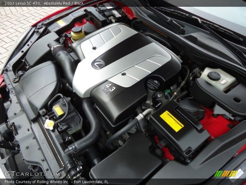  2003 SC 430 Engine - 4.3 Liter DOHC 32 Valve VVT-i V8