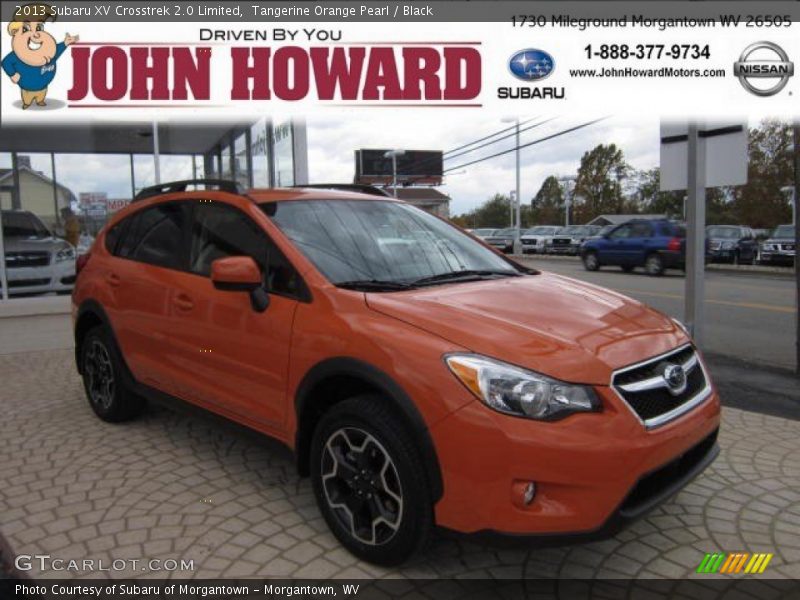 Tangerine Orange Pearl / Black 2013 Subaru XV Crosstrek 2.0 Limited