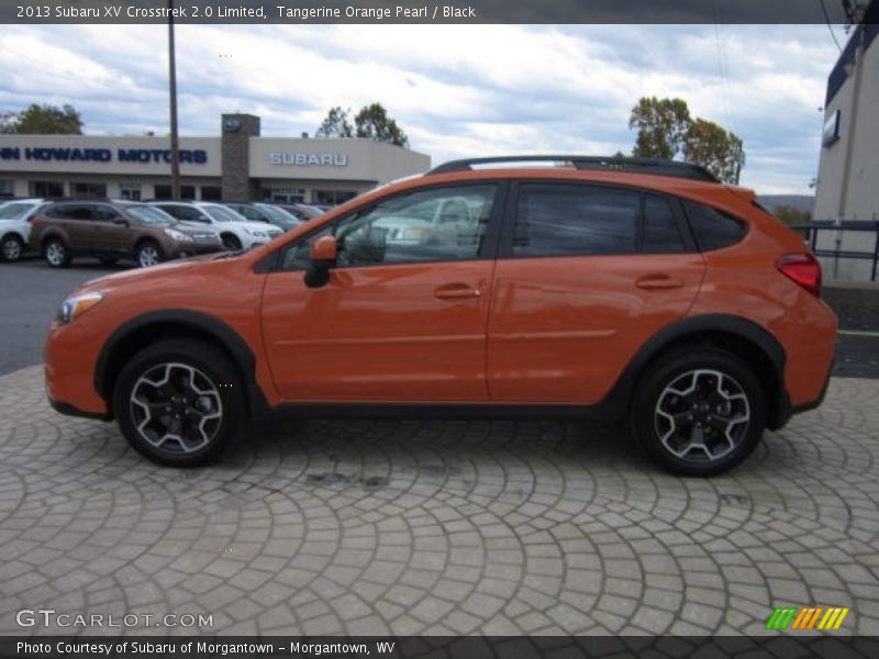 Tangerine Orange Pearl / Black 2013 Subaru XV Crosstrek 2.0 Limited